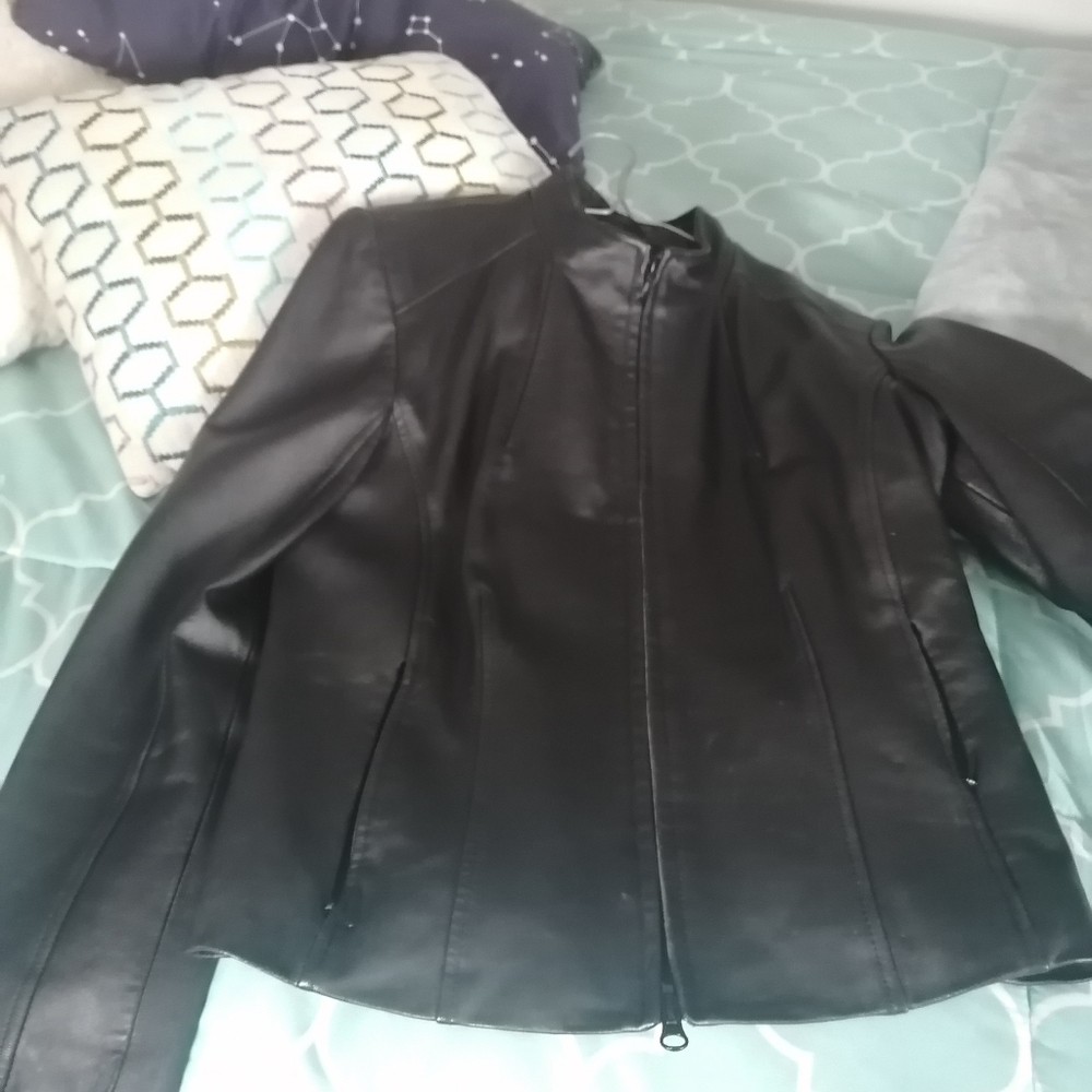 Ladies leather jacket